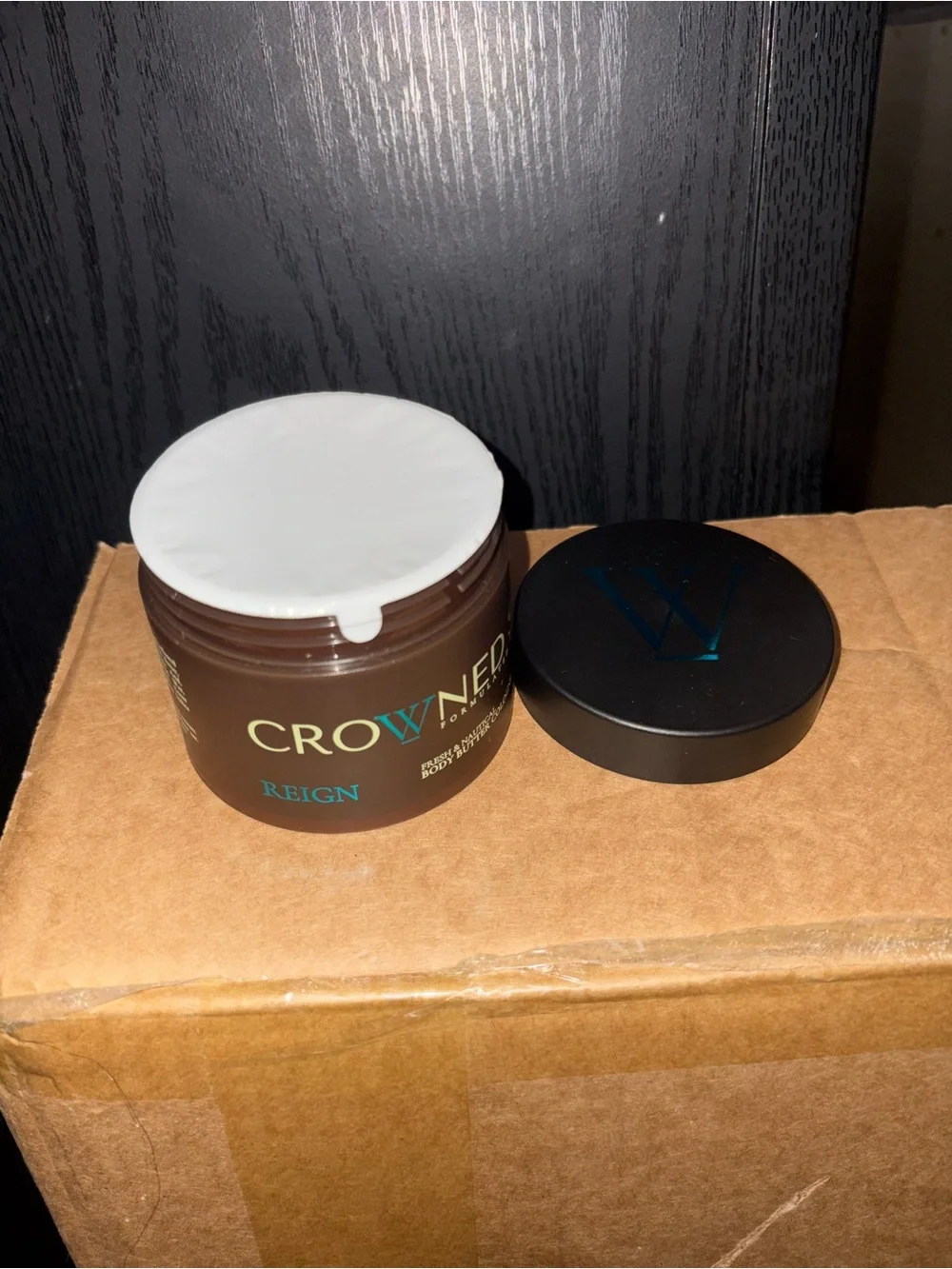 Crowned Scent Reign Men’s Moisturizing Body Butter - Brown